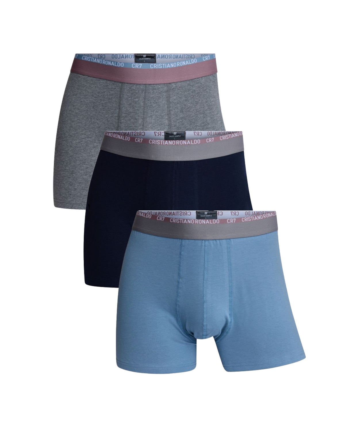 Paquete de 2 calzoncillos de mezcla de algodón CR7 para hombre