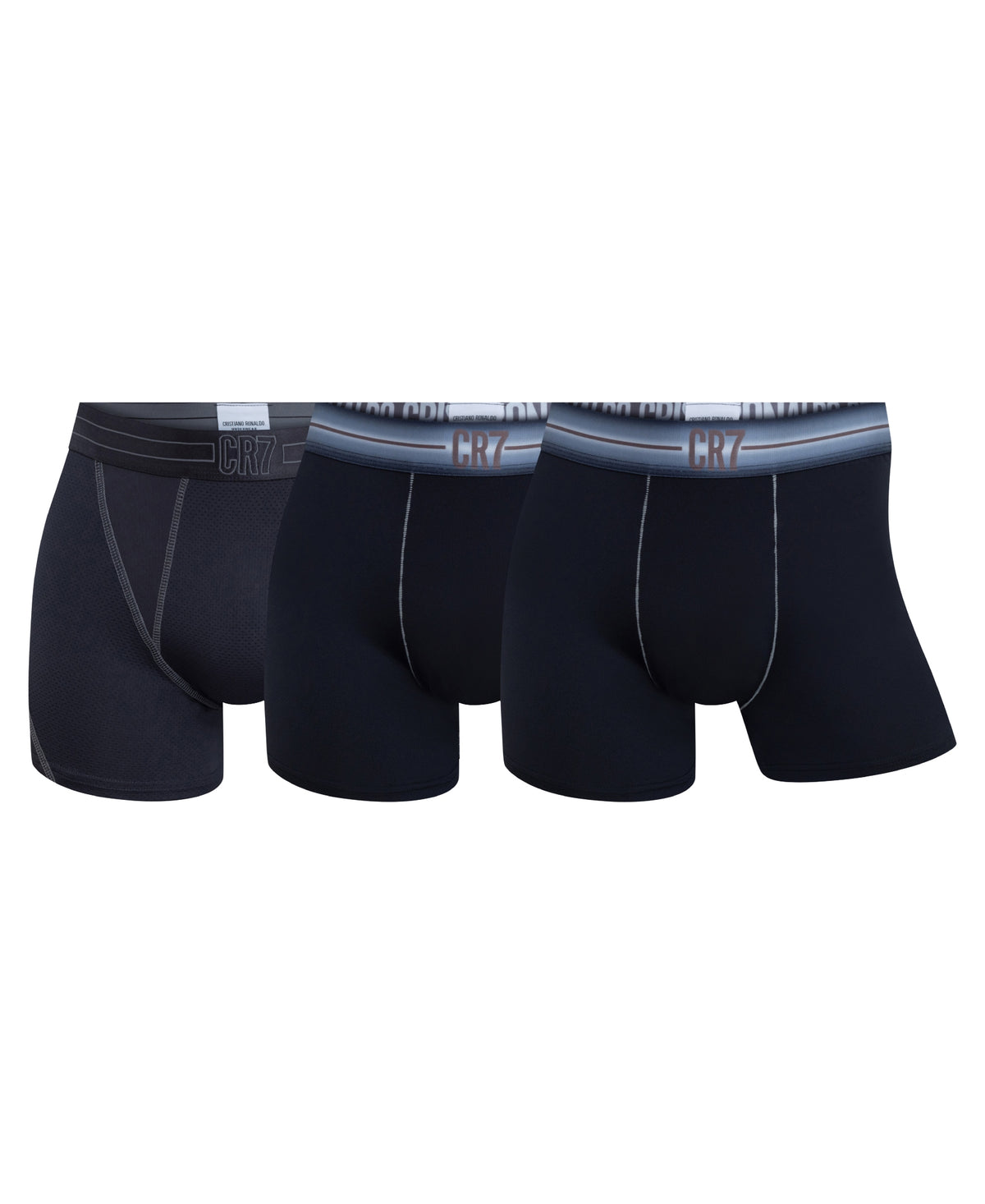 Paquete de 2 calzoncillos de mezcla de algodón CR7 para hombre