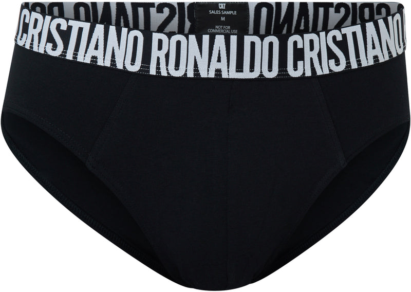 Cristiano Ronaldo CR7 Underwear Cotton blend black men's briefs.