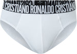 Cristiano Ronaldo CR7 Underwear Cotton blend white men's briefs.