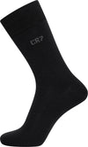 CR7 Men's Cotton Blend 7-Pack Socks, black