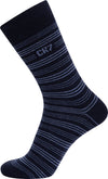 CR7 Men's Cotton Blend 7-Pack Socks, blue