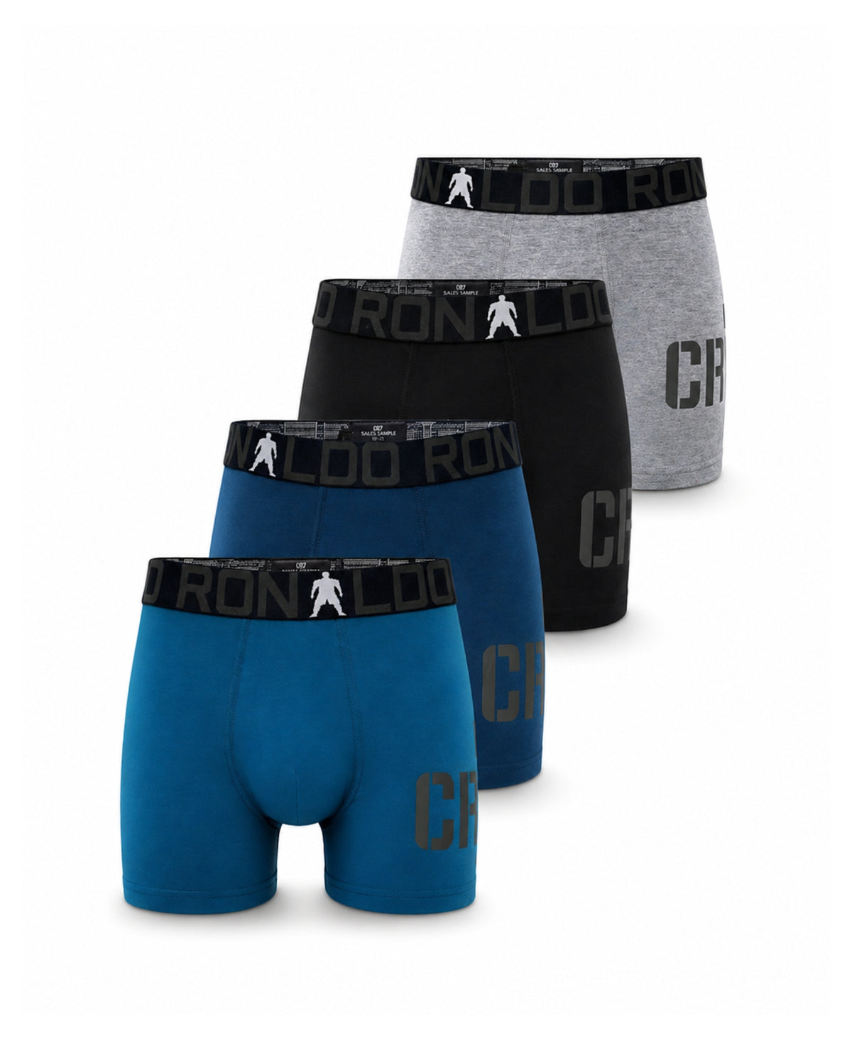 CR7 Boy's Bamboo Blend 4-Pair Trunk Bundle