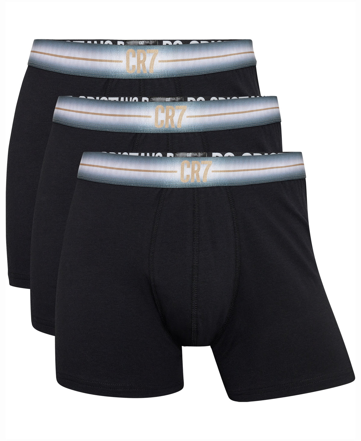 CR7 Men's 3-Pack Cotton Blend Trunks