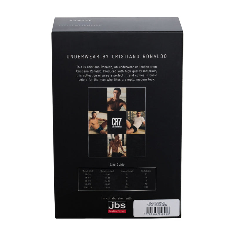 CR7 Men's 3-Pack Cotton Blend Boxer-Briefs