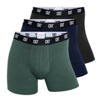 CR7 Men's 3-Pack Cotton Blend Boxer-Briefs