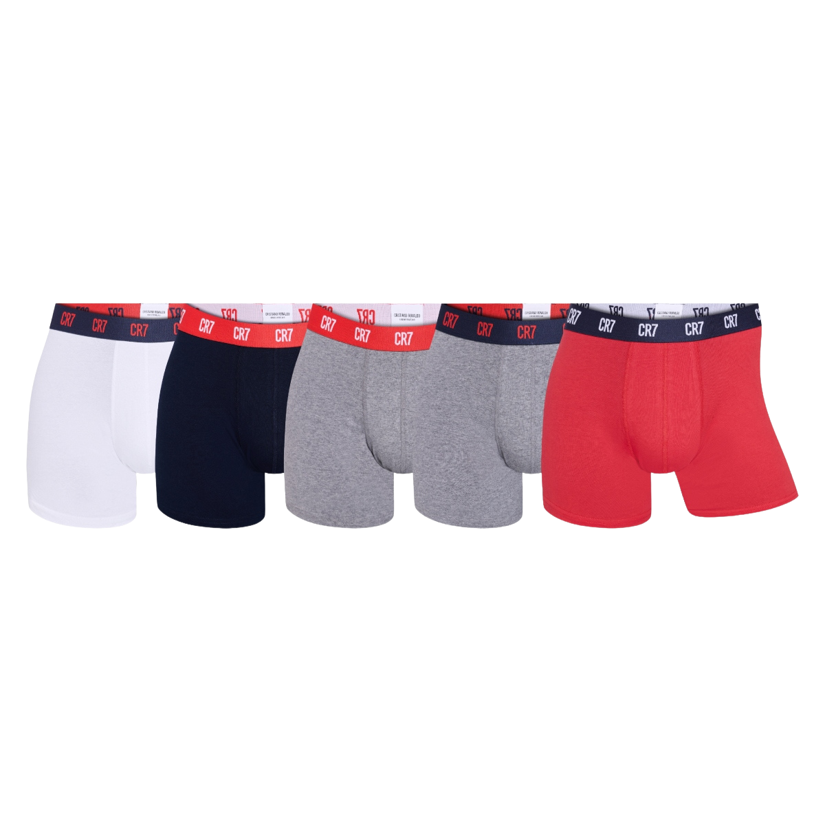 CR7 Men's 5-Pack Cotton Blend Boxer-Briefs