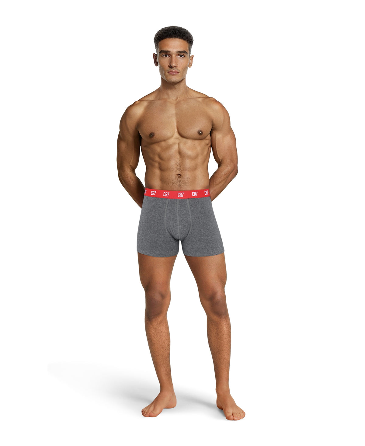 CR7 Men's 3 Pack Basics - Mezcla de algodón orgánico