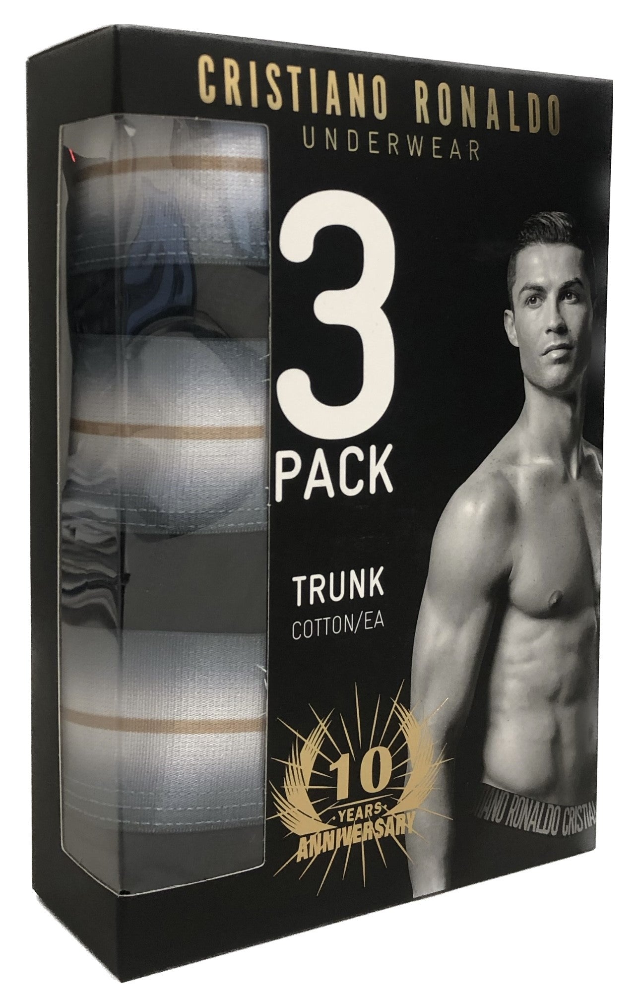 CR7 Men's 3-Pack Cotton Blend Trunks – CR7 Underwear