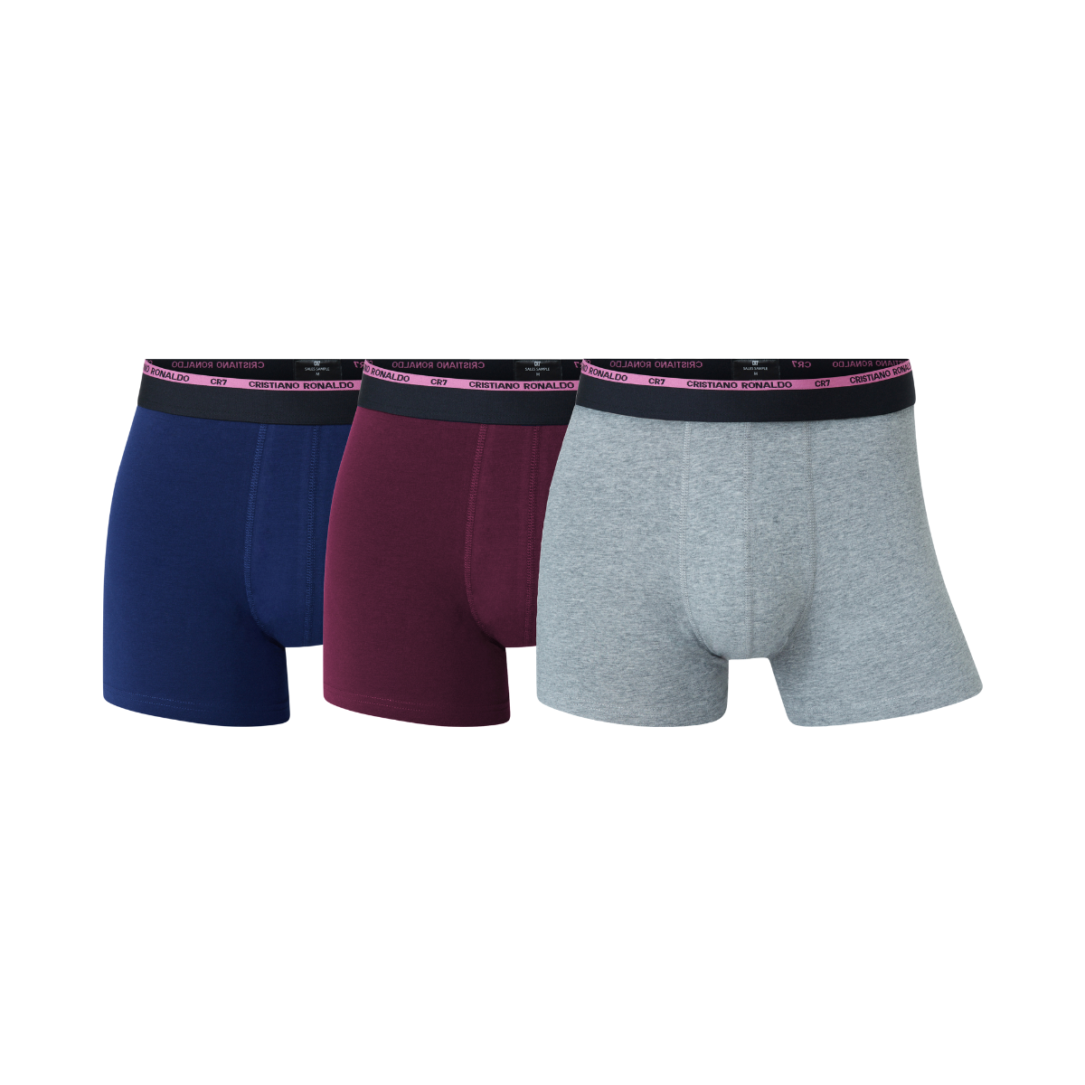 CR7 Men's 3-Pack Cotton Blend Trunks