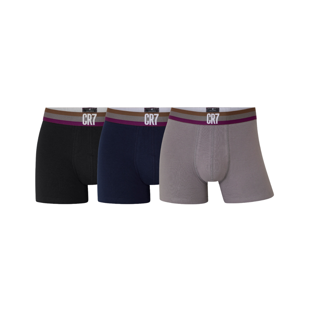 CR7 Men's 3-Pack Cotton Blend Trunks