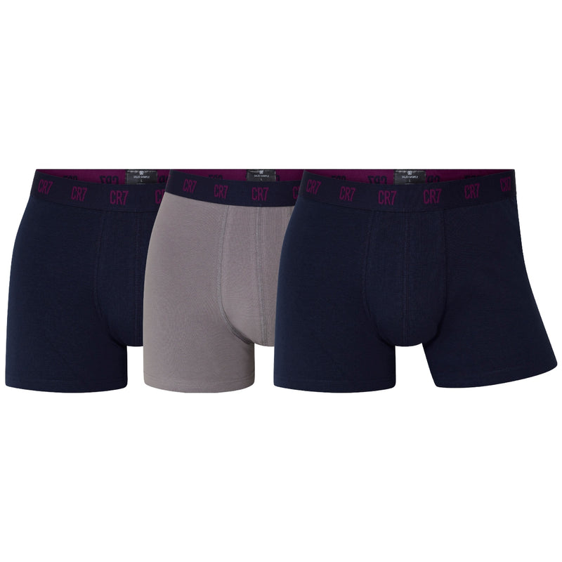 CR7 Men's 3-Pack Cotton Blend Trunks