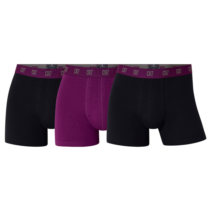 CR7 Men's 3-Pack Cotton Blend Trunks