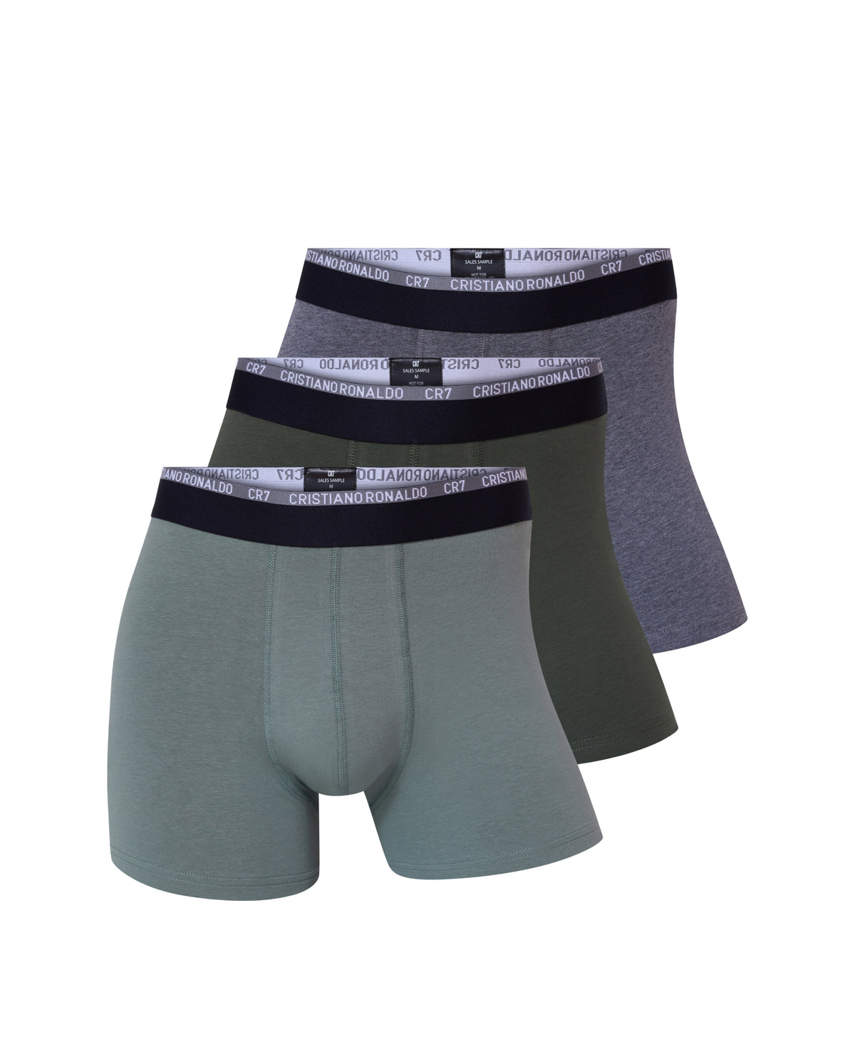 CR7 Men's 3-Pack Cotton Blend Trunks