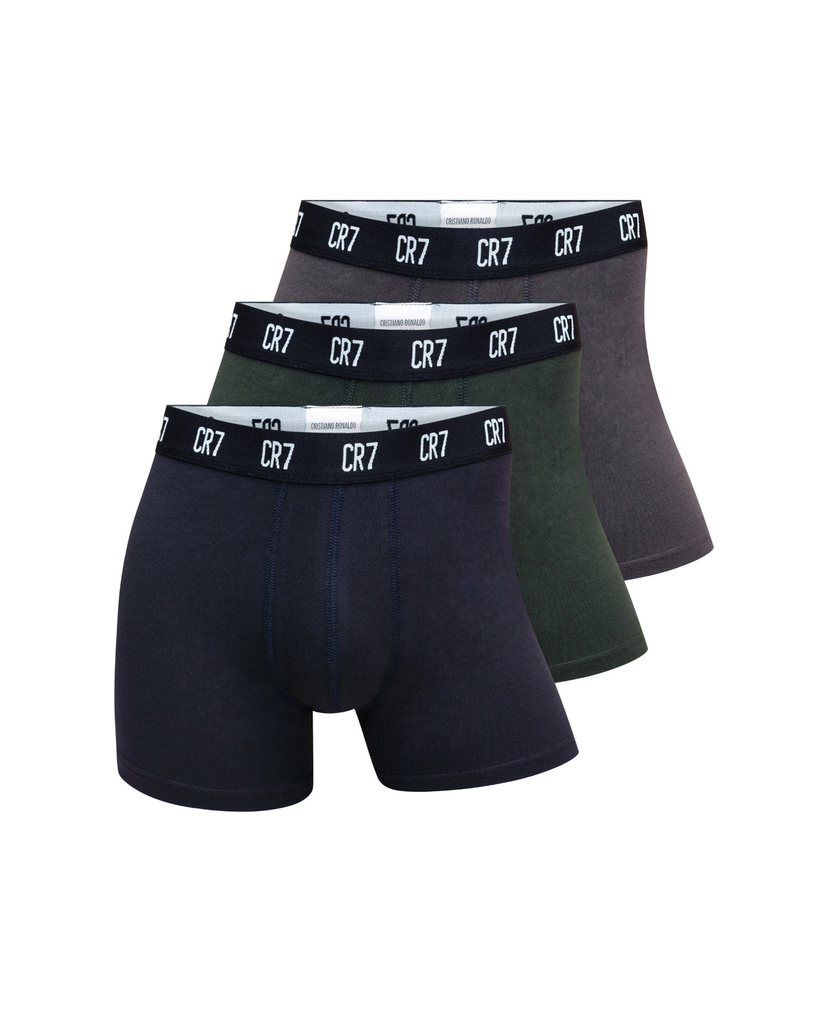 CR7 Men's 3-Pack Cotton Blend Trunks