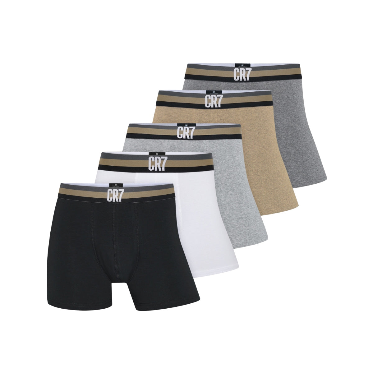 CR7 Men's 5-Pack Cotton Blend Trunks