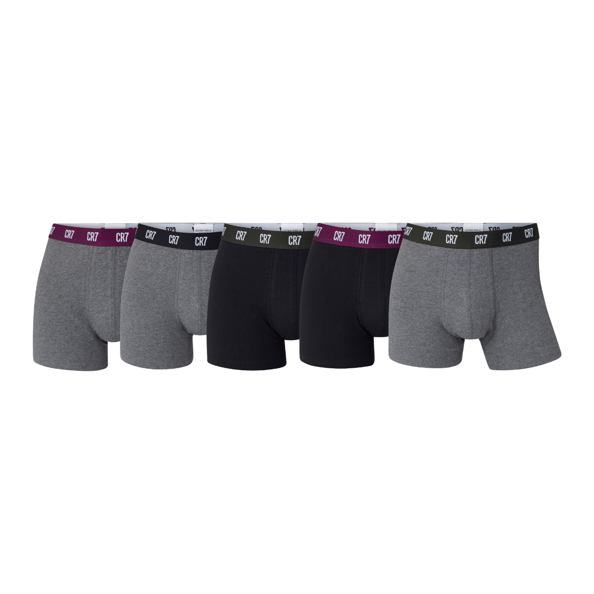 CR7 Men's 5-Pack Cotton Blend Trunks