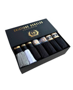 CR7 Men's 7-Pack Cotton Blend Trunks 10th Anniversary Gift-Box