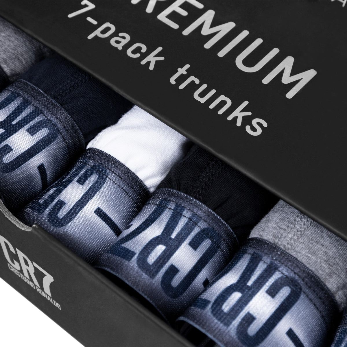 CR7　 CR7 Men's 7-Pack Cotton Blend Trunks Premium Gift-Box – CR7 Underwear