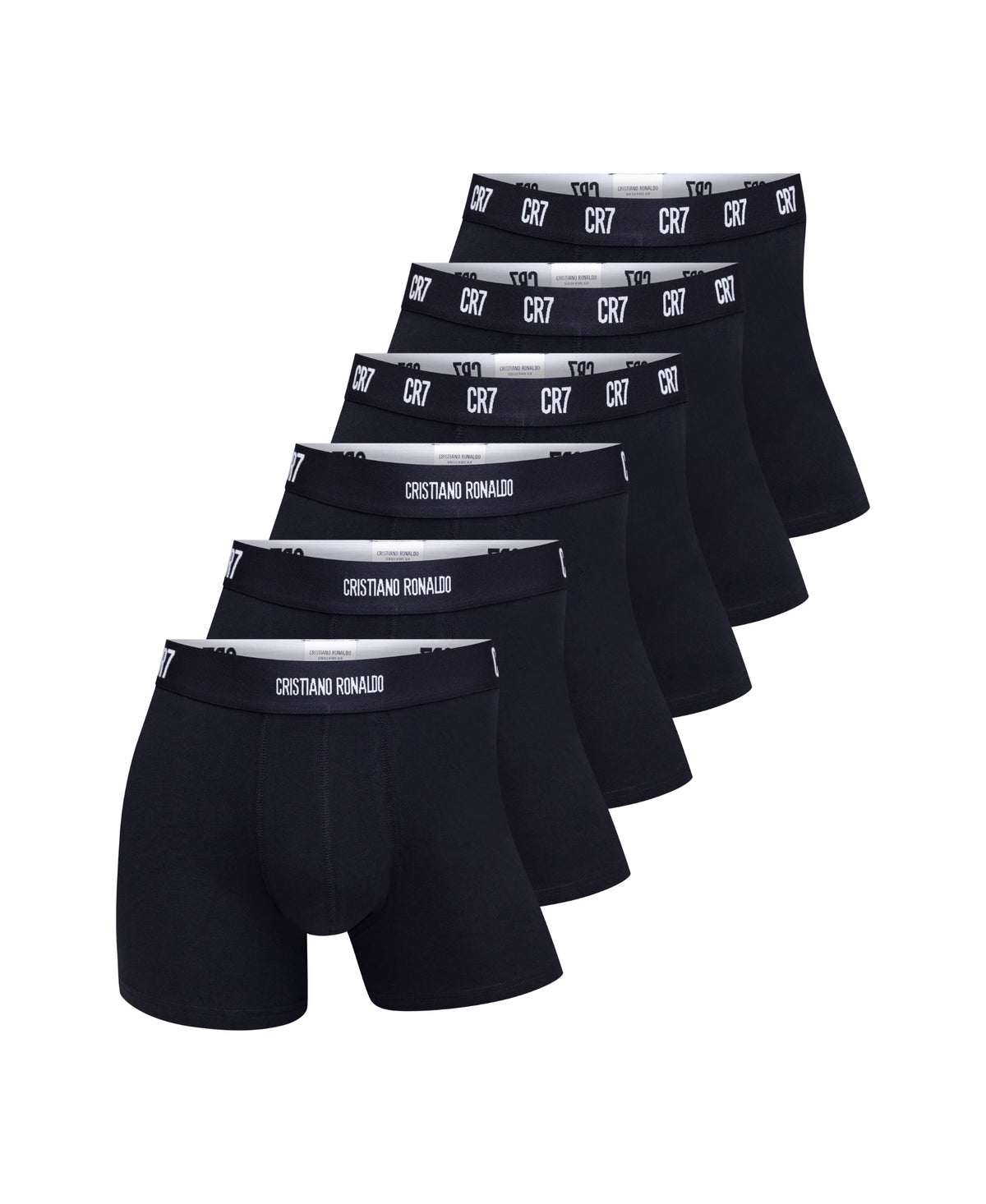 CR7 Men's 6-Pack Cotton Blend Trunks