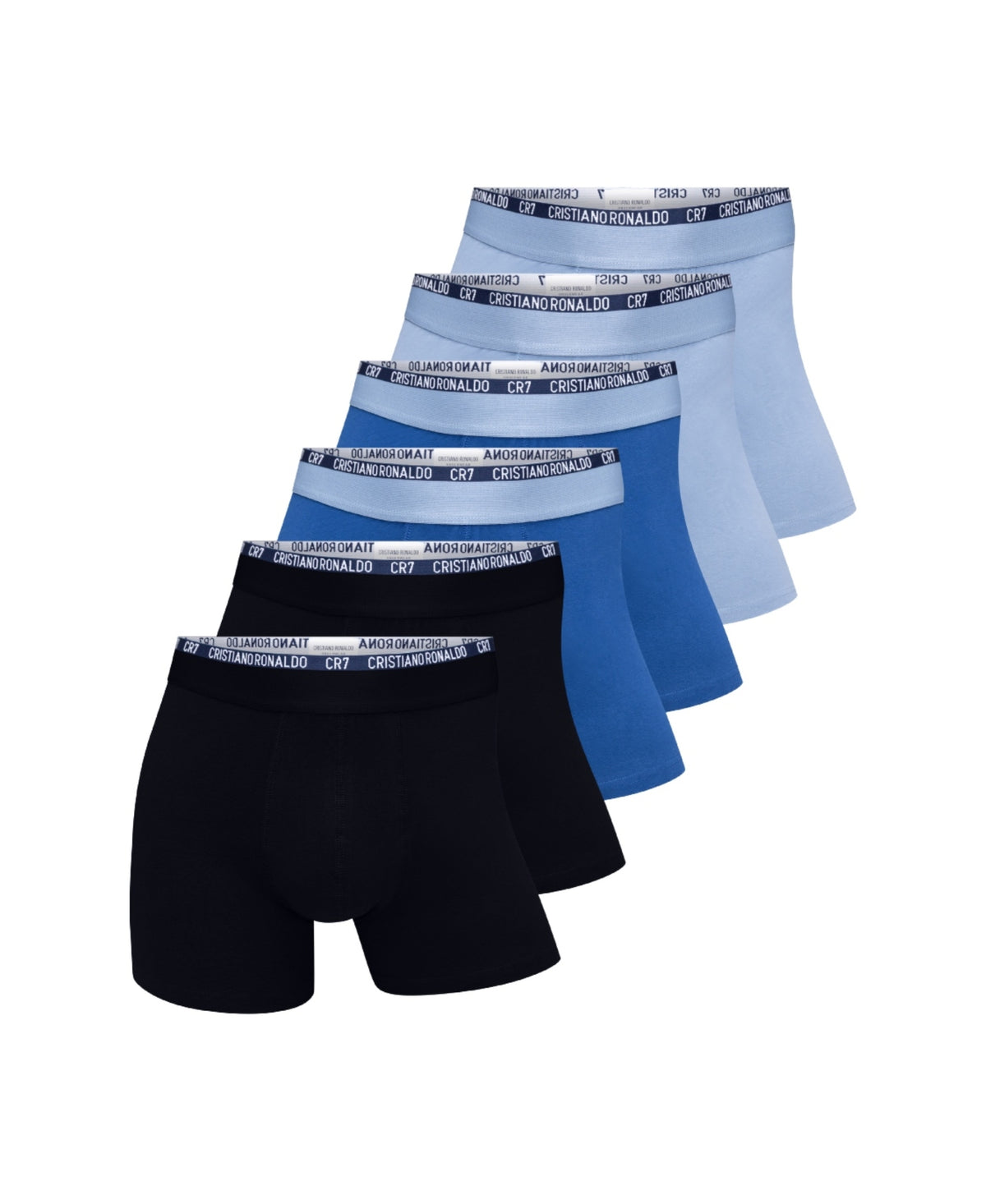 CR7 Men's 6-Pack Cotton Blend Trunks