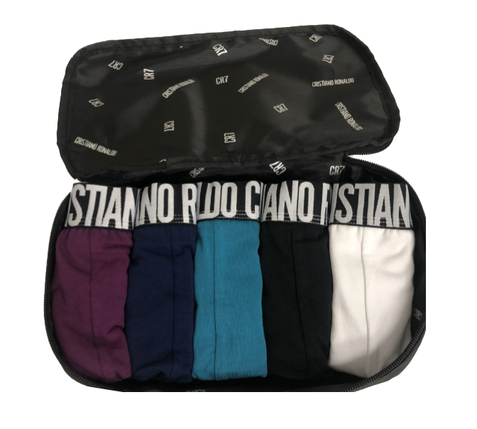 CR7 Men's Briefs 5-Pack in Travel Zip Bag – CR7 Underwear