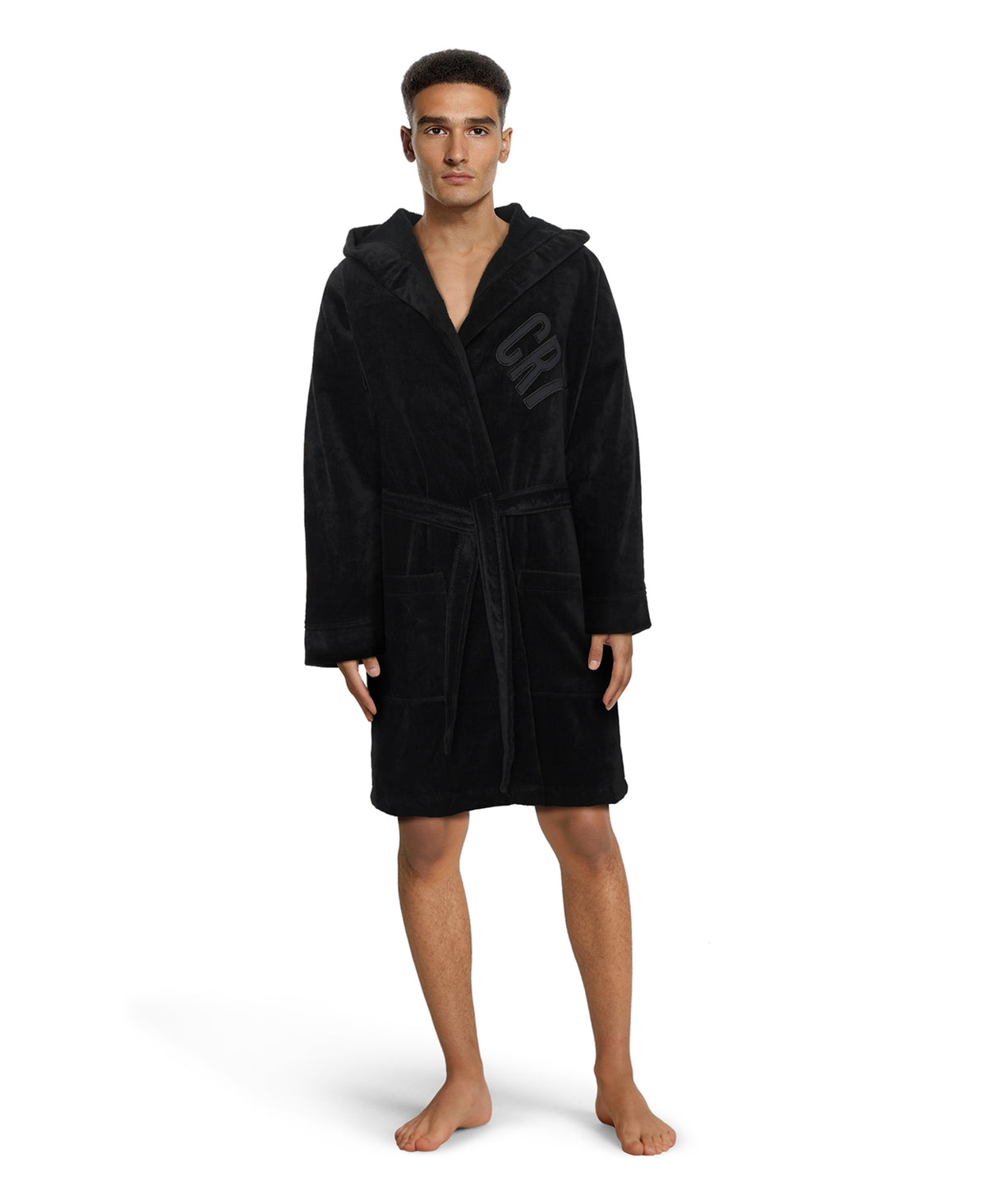 Albornoz de Hombre CR7 -100% Algodón [Negro]