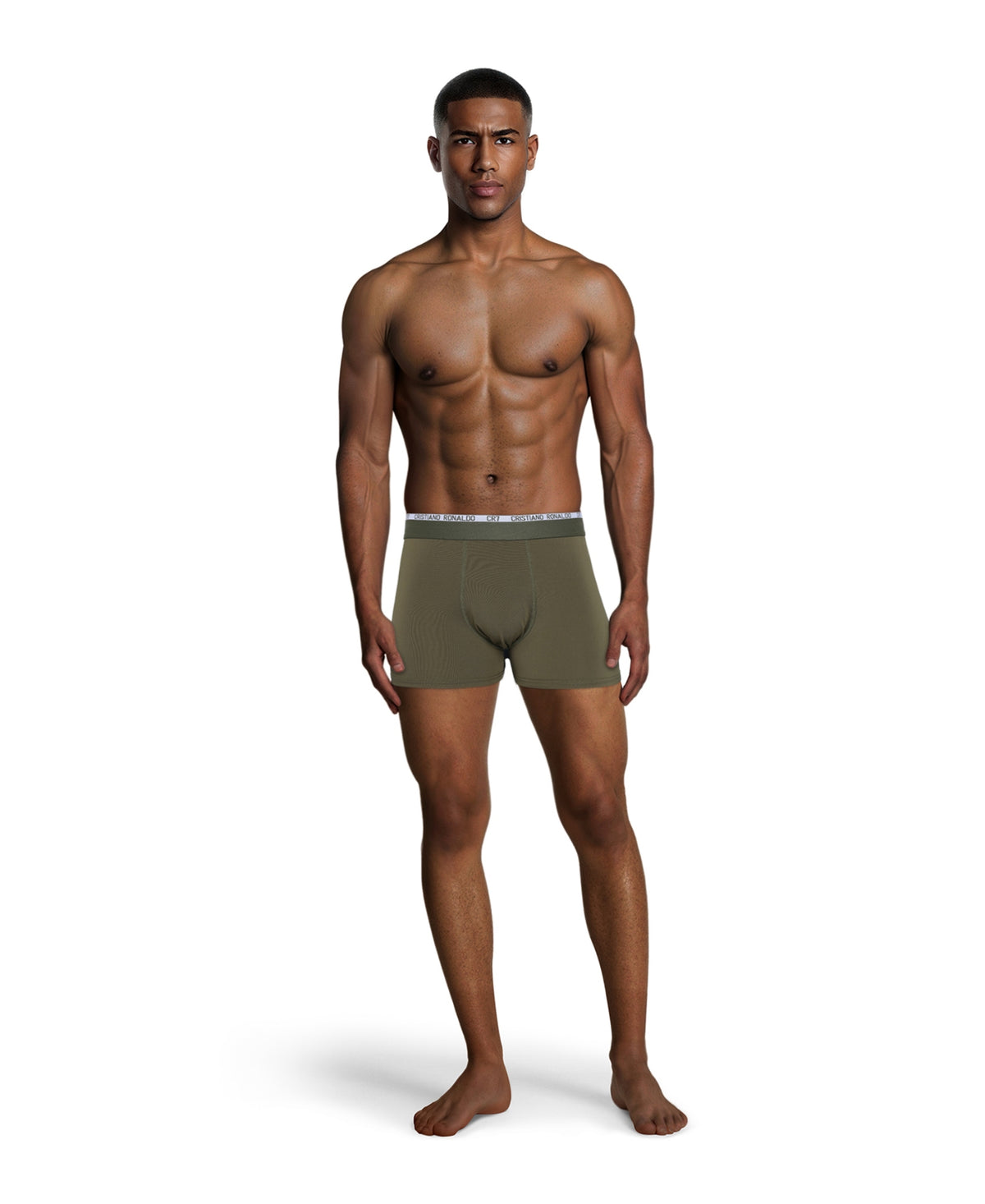 Paquete de 2 calzoncillos de mezcla de algodón CR7 para hombre