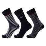 CR7 Men's Cotton Blend 3-Pack Fashion Socks, multicolor