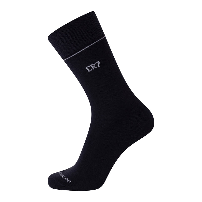 CR7 Men's Cotton Blend 3-Pack Fashion Socks, multicolor