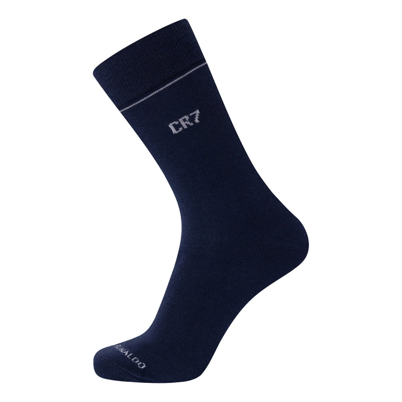 CR7 Men's Cotton Blend 3-Pack Fashion Socks, multicolor