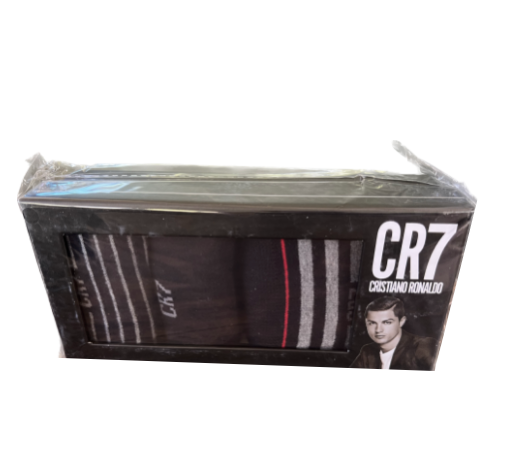 CR7 Men's 3-Pack Fashion Socks - Cotton Blend in Gift Box