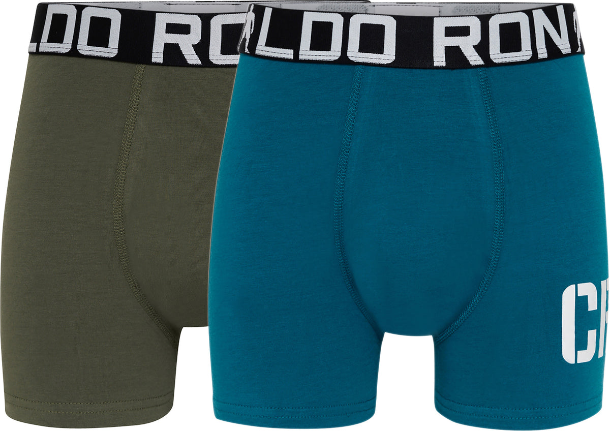 CR7 Boy's 2 Pack Cotton Blend Trunks