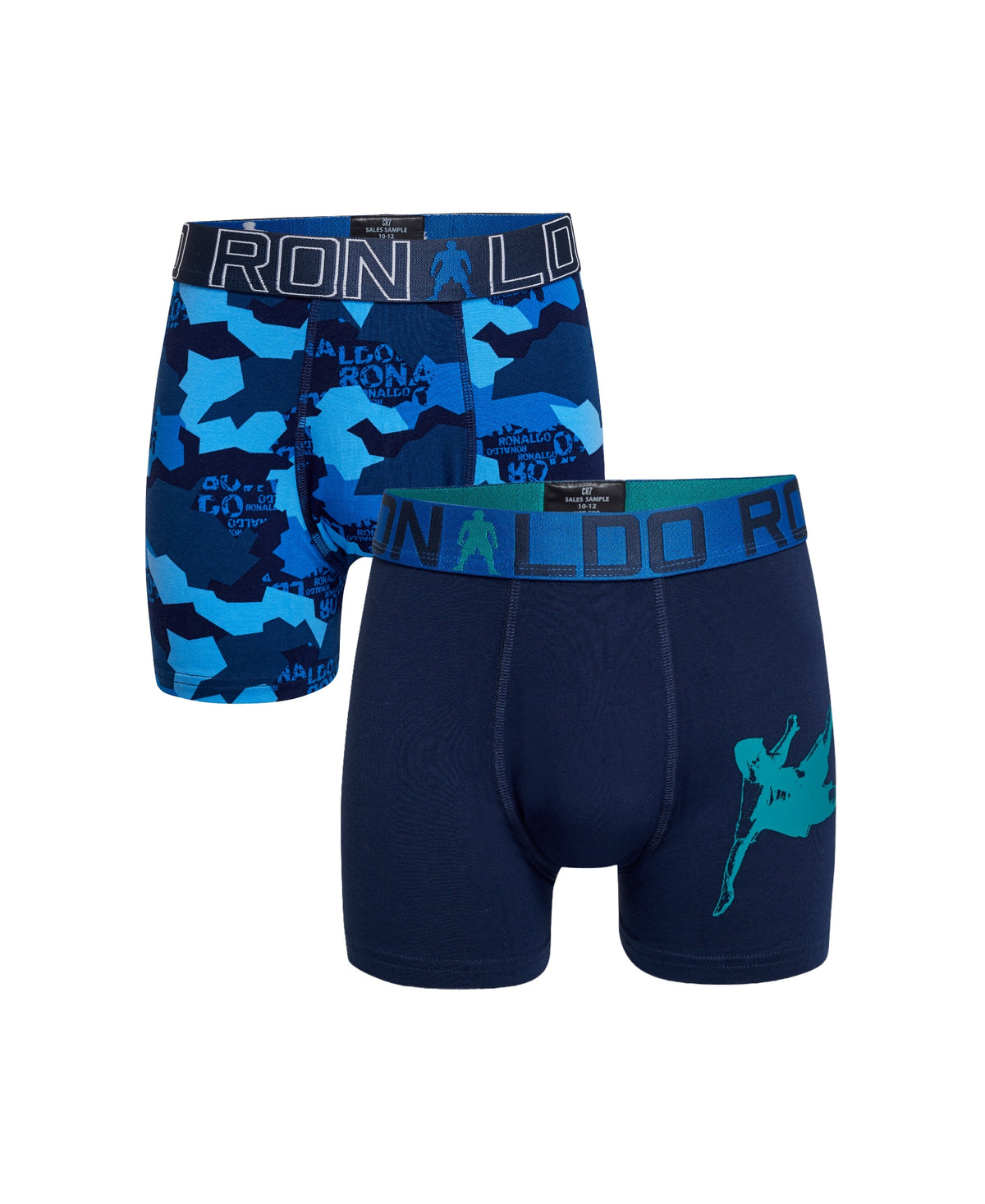 CR7 Boy's 2-Pack Cotton Blend Trunks