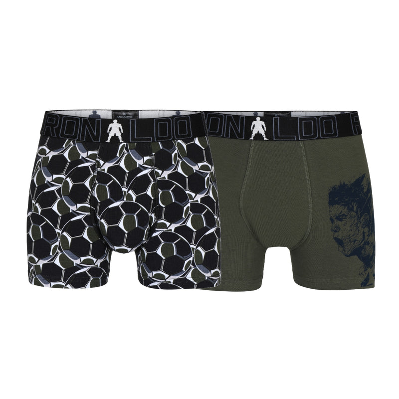 CR7 Boy's 2-Pack Cotton Blend Trunks