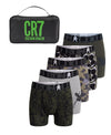 CR7 Boy's Travel Bag, Value 5-Pack Cotton Blend Trunks