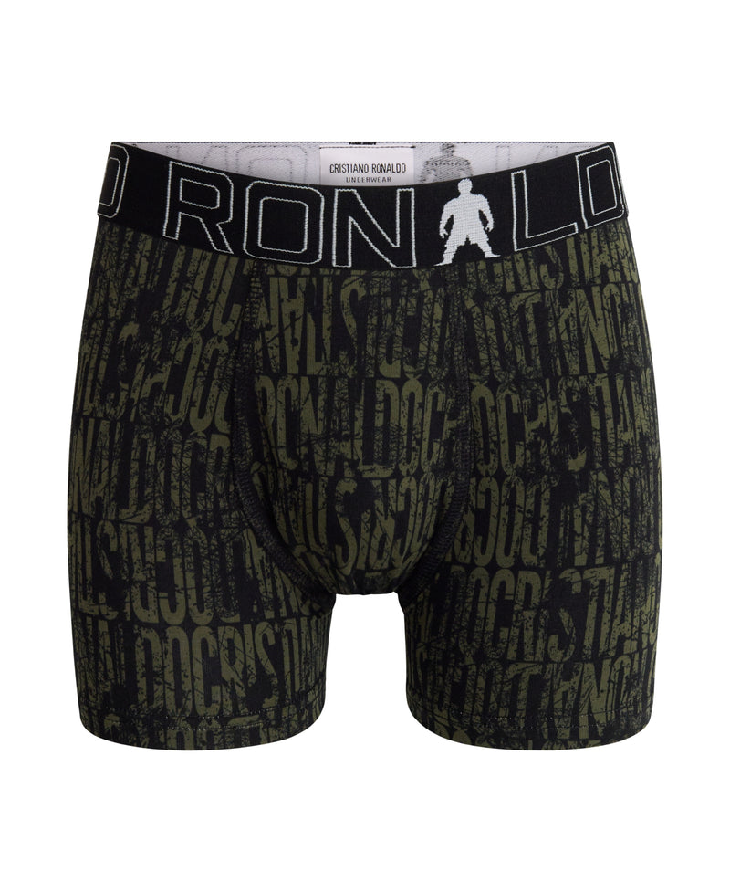 CR7 Boy's Travel Bag, Value 5-Pack Cotton Blend Trunks