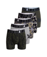 CR7 Boy's Travel Bag, Value 5-Pack Cotton Blend Trunks