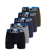 CR7 Boy's Travel Bag, Value 5-Pack Cotton Blend Trunks