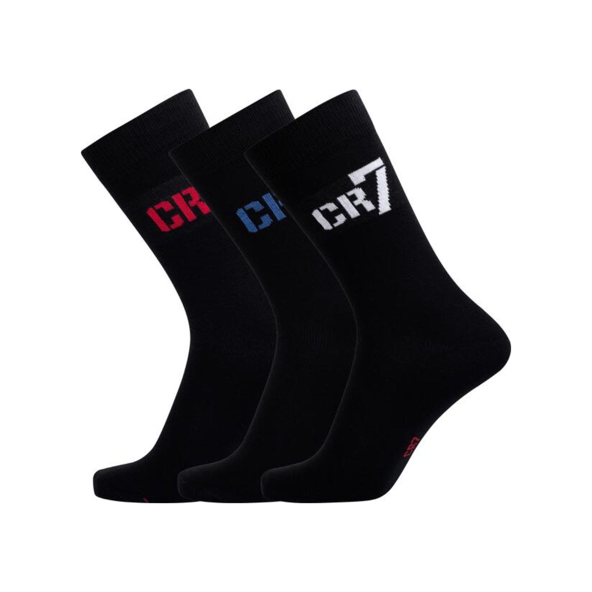 CR7 Boy's Cotton Blend 3-Pack Crew Socks