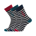 CR7 Boy's Cotton Blend 3-Pack Crew Socks