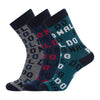 CR7 Boy's Cotton Blend 3-Pack Crew Socks