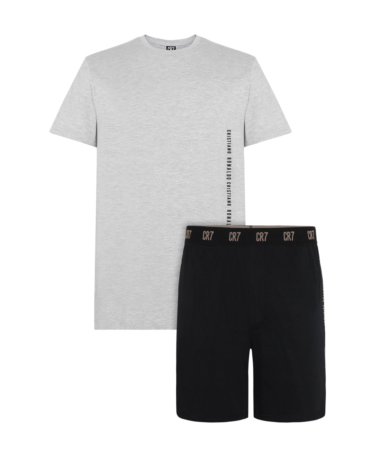 CR7 Men's Loungewear Set- Shorts, Short Sleeve with Gift Box
