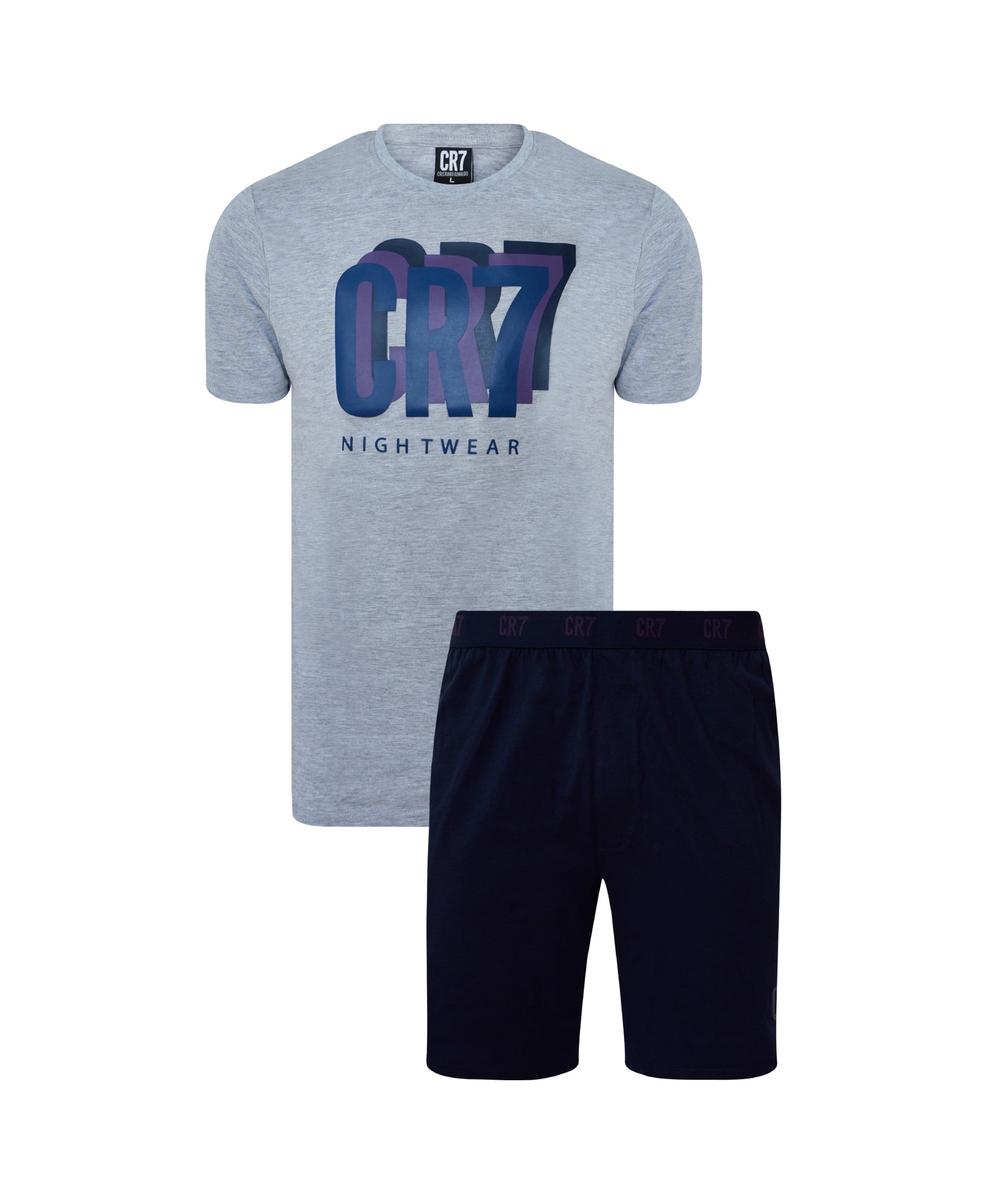 CR7 Men's Loungewear Set- Shorts, Short Sleeve with Gift Box – CR7