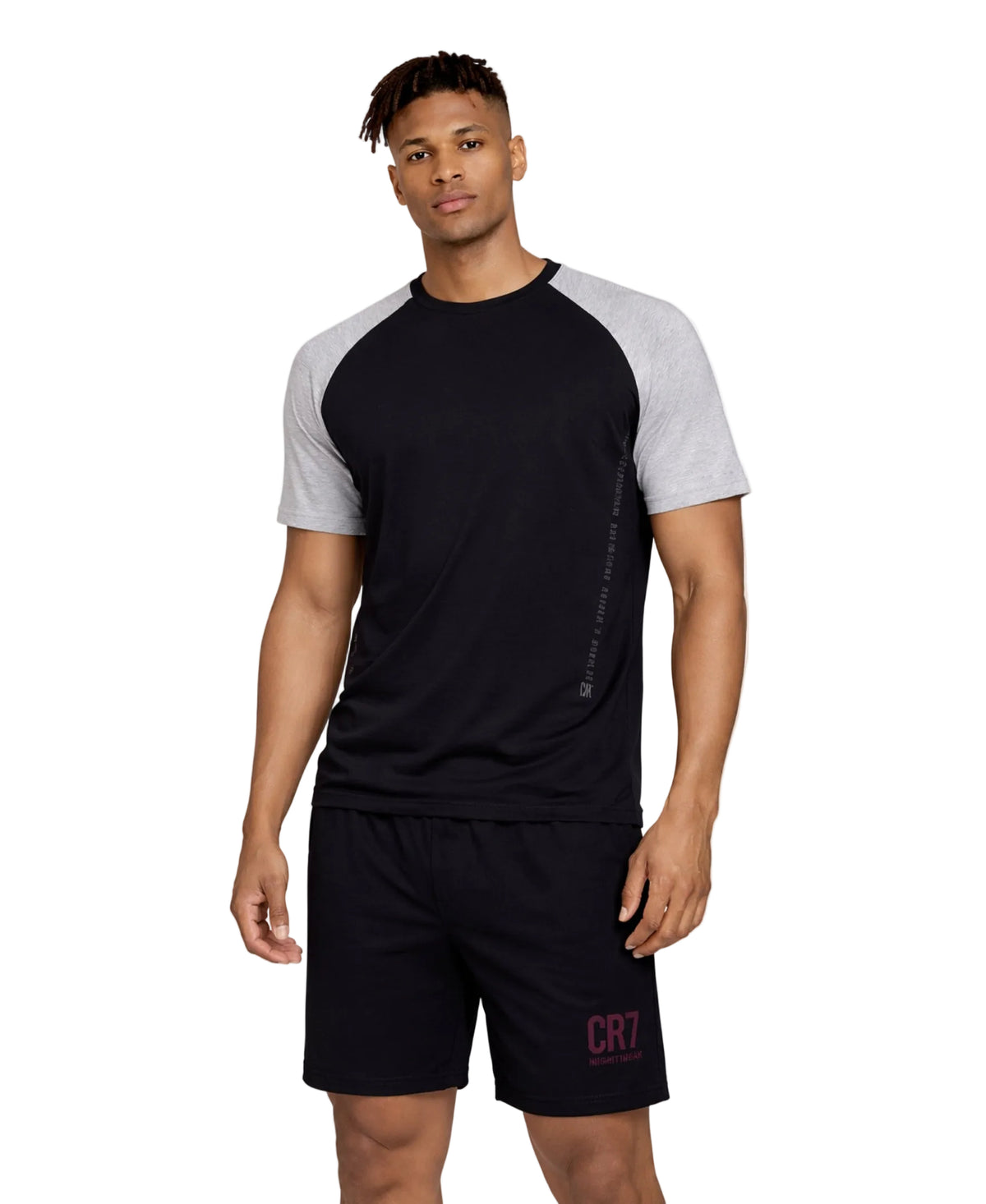 CR7 Men's Loungewear Set - Shorts, Short Sleeve