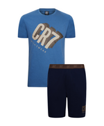 CR7 Men's Loungewear Set - Shorts, Short Sleeve