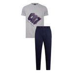 CR7 Men's Loungewear Set- Pants, Short Sleeve