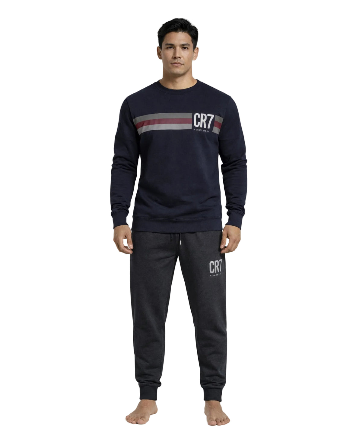 CR7 Men's Loungewear Set- Pants, Long Sleeve