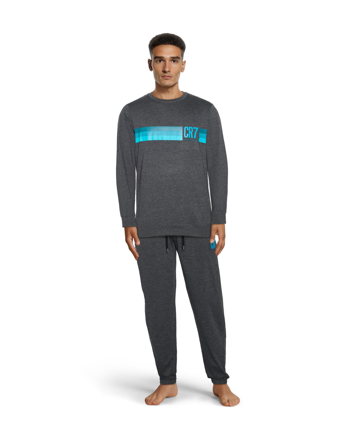 CR7 Men's Loungewear Set- Pants, Long Sleeve with Gift Box