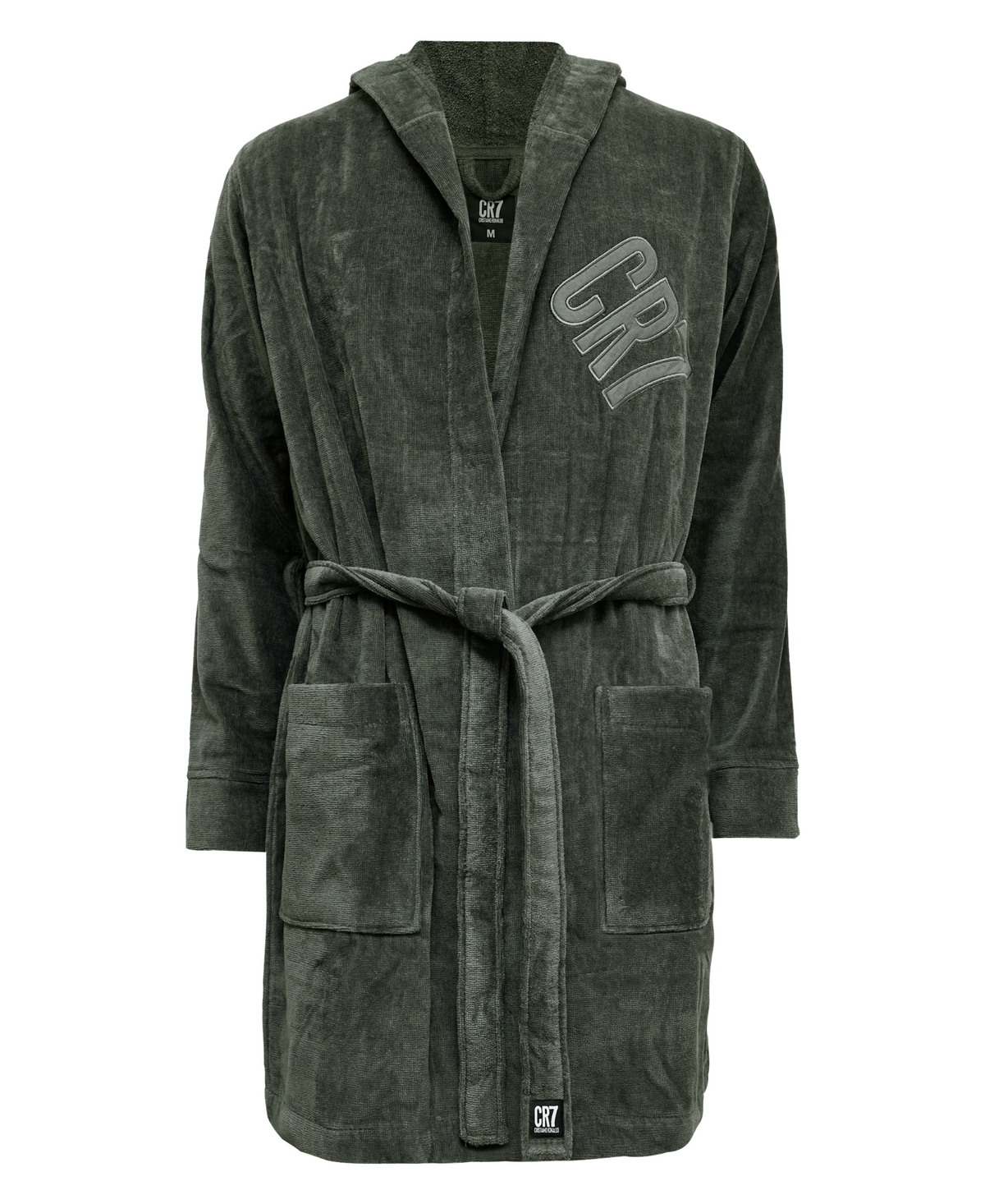 CR7 Men's Bathrobe -100% Cotton [Green]